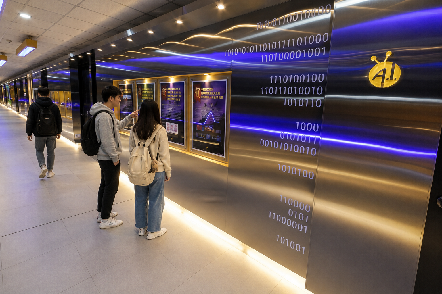 佛光大學：科技光廊空間視覺整體設計+LOGO設計 11